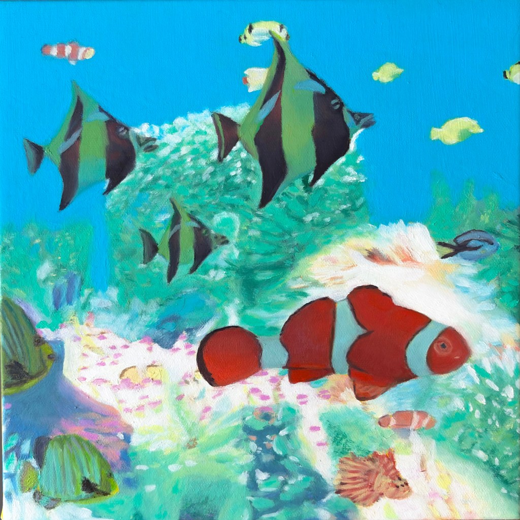 10x10"
Oil on canvas